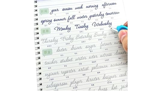 elegant script practice book