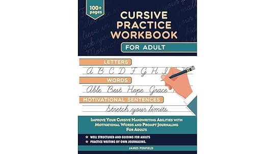 adult cursive handwriting workbook