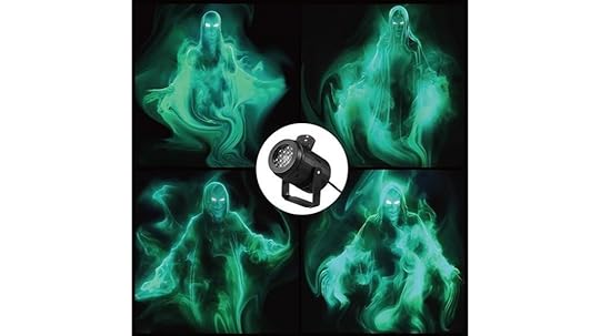 ghostly halloween hologram lights