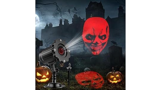 red skull projector lights