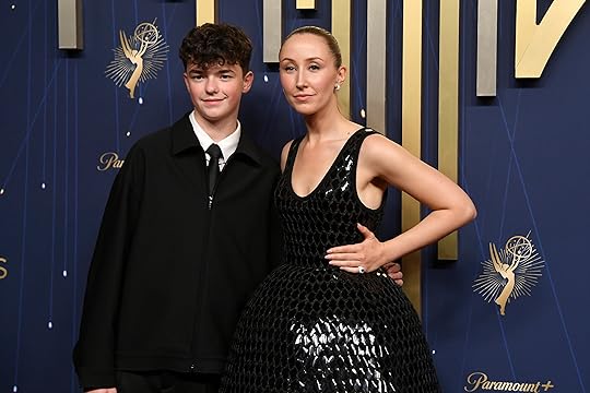 Owen Cooper, left, and Erin Doherty arrive at the 77th...