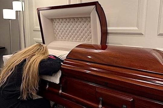 Erika Kirk mourns the assassination of her husband Charlie Kirk in an image she shared on social media on Sunday, Sept. 14, 2025