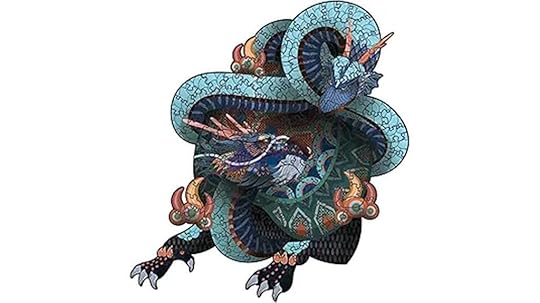 mythical beast wooden puzzle