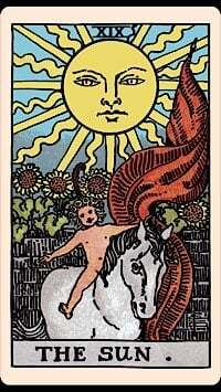 The Sun (Upright) Tarot Card