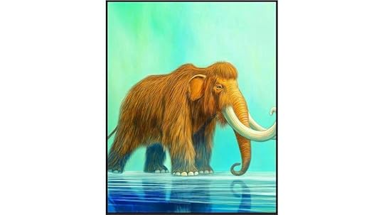 ancient mammoth mastodon poster