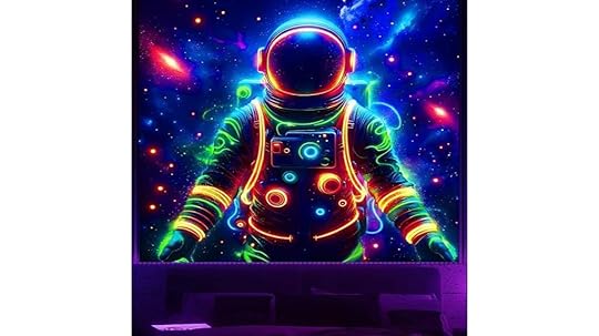 blacklight bedroom tapestry poster