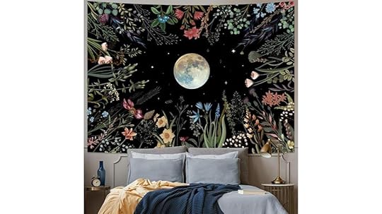 moonlit garden tapestry