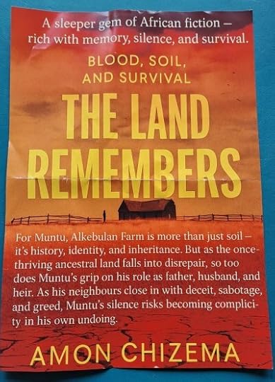 flyer for The Land Remembers