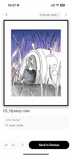 Image of Mystery as it would preview in the Bloomin8 Gallery