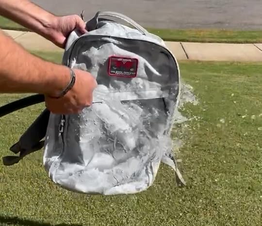 water on goruck ripstop robic gr1