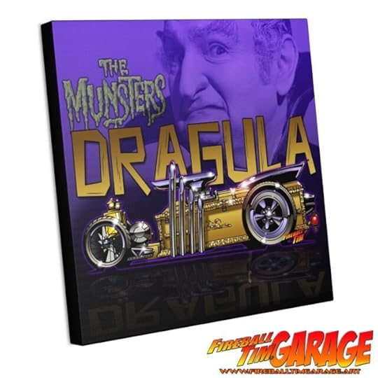 Automotive Pop Culture Movie and TV Car Art by Fireball Tim Garage