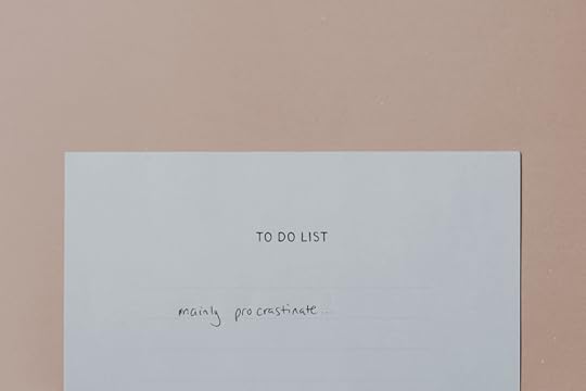 Image: A to-do list on which the only item written is 