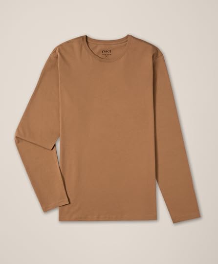 Long sleeve brown shirt.