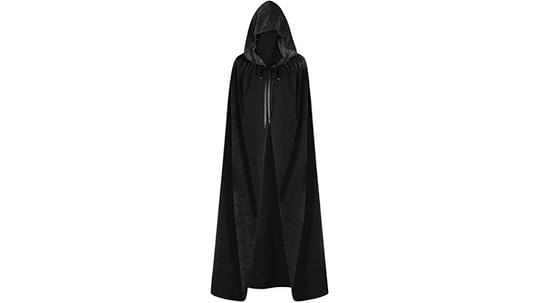 velvet hooded cloak