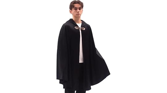 velvet renaissance hooded cloak