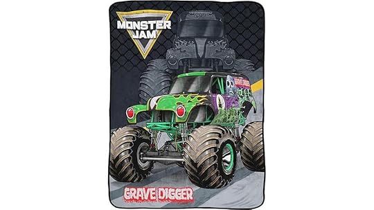 monster jam toddler blanket