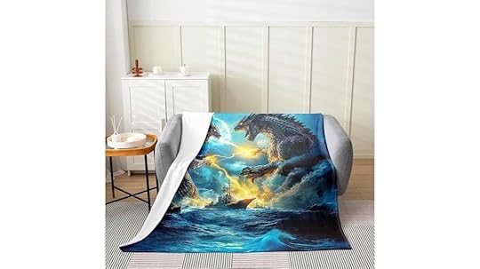 monster dragon blanket 40x50