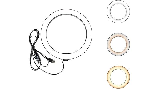 adjustable brightness ring light