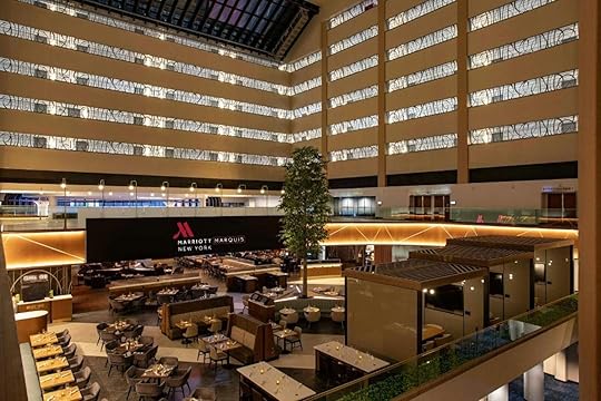 interior of new york marriott marquis