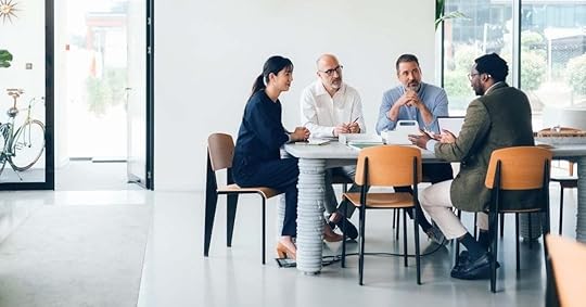 A seller meets with a buying team for a discovery meeting.