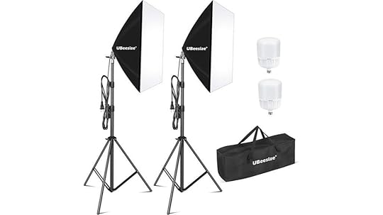 softbox photography lighting kit