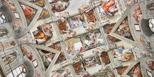 Sistine Chapel ceiling (image from GetStencil)
