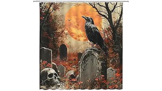 gothic raven moon decor
