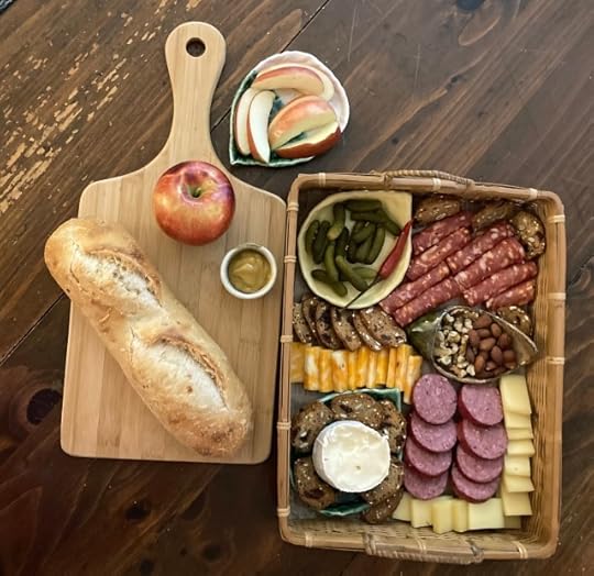 charcuterie board for a Bilbo birthday LOTR party