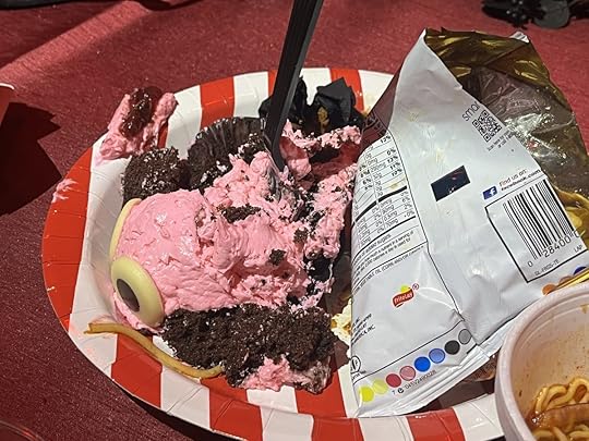 best Halloween Horror Nights 2025 food Universal Orlando - Mr Cupcake all mashed up
