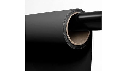 black seamless paper backdrop
