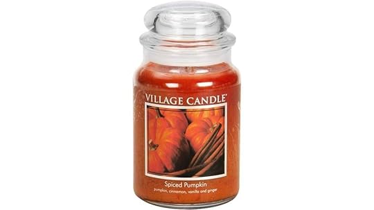 pumpkin scented village candle