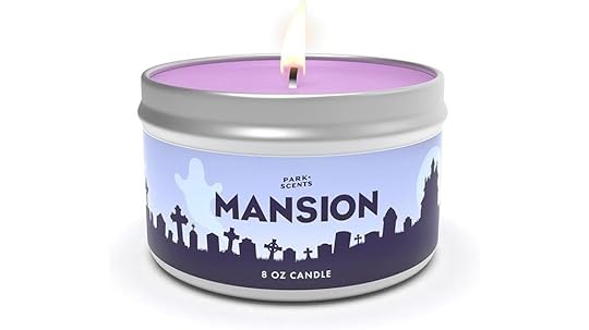 haunted mansion vegan candle