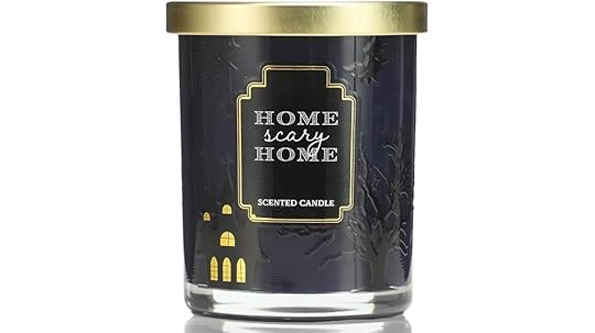 pumpkin scented haunted candle