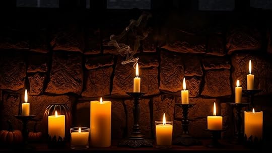 choosing spooky candle ambiance