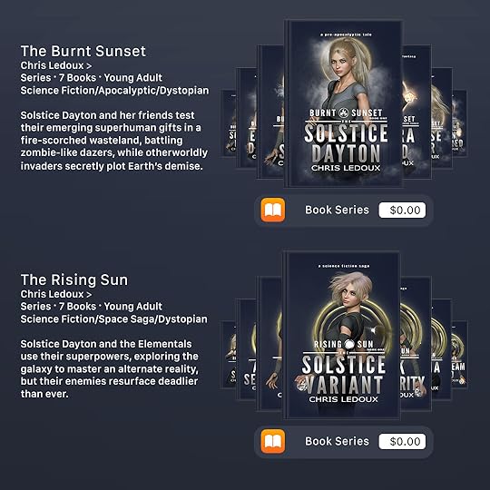 The Burnt Sunset and The Rising Sun Giveaway