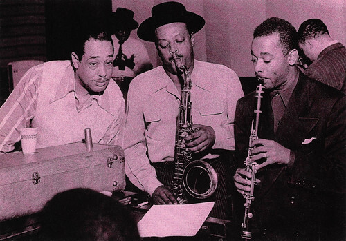 Duke Ellington, Ben Webster and Jimmy Hamilton