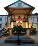 A view from the entrance