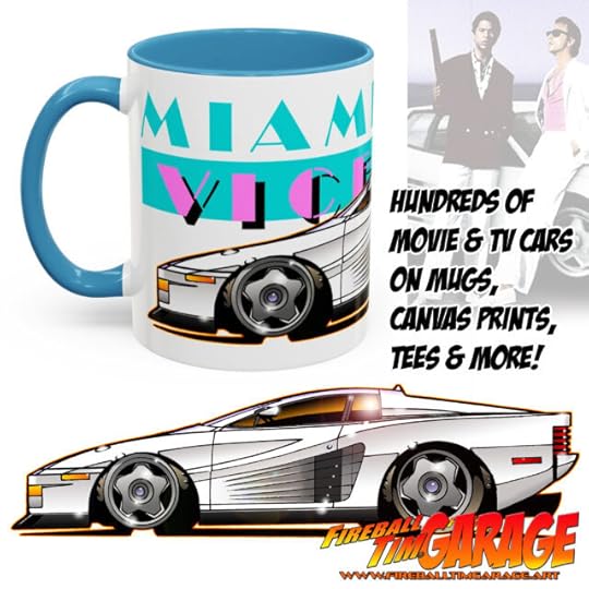 Automotive Pop Culture Movie and TV Car Art by Fireball Tim Garage