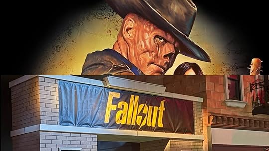 The Ghoul from Fallout, and the entrance to the Fallout maze at HHN.
