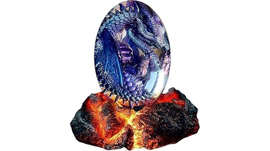 luminous resin dragon egg