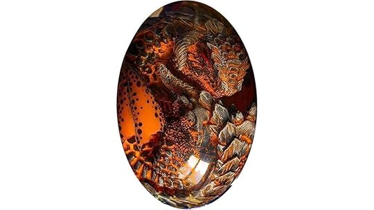 dragon egg resin sculpture