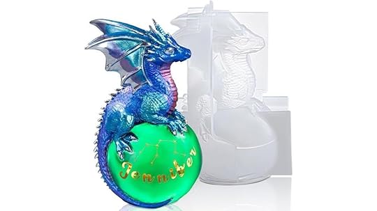 dragon themed resin molds