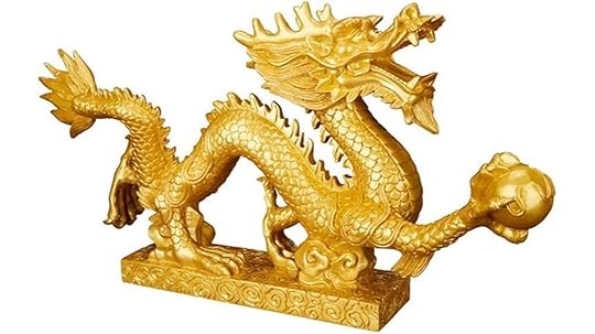 decorative chinese dragon figurine