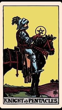 Knight of Pentacles (Upright) | Tarot Card