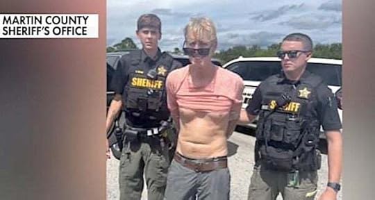 Ryan Wesley Routh arrested on I-95 in Martin County, Florida, on Sunday, Sept. 15, 2024 (Video screenshot)