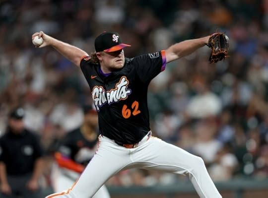 San Francisco Giants starting pitcher Logan Webb #62 throws against the St. Louis Cardinals in the first inning of their MLB game at Oracle Park in San Francisco, Calif., on Tuesday, Sept. 23, 2025. (Jane Tyska/Bay Area News Group)
