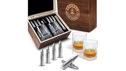whiskey gift set includes glasses