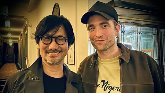 Hideo Kojima and Robert Pattinson