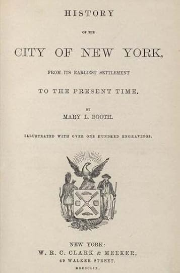 History of the City of New York by Mary Louise Booth, 1859