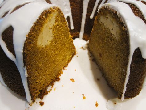 Bready or Not Original: Pumpkin Bundt Cake with Ginger Cream Filling